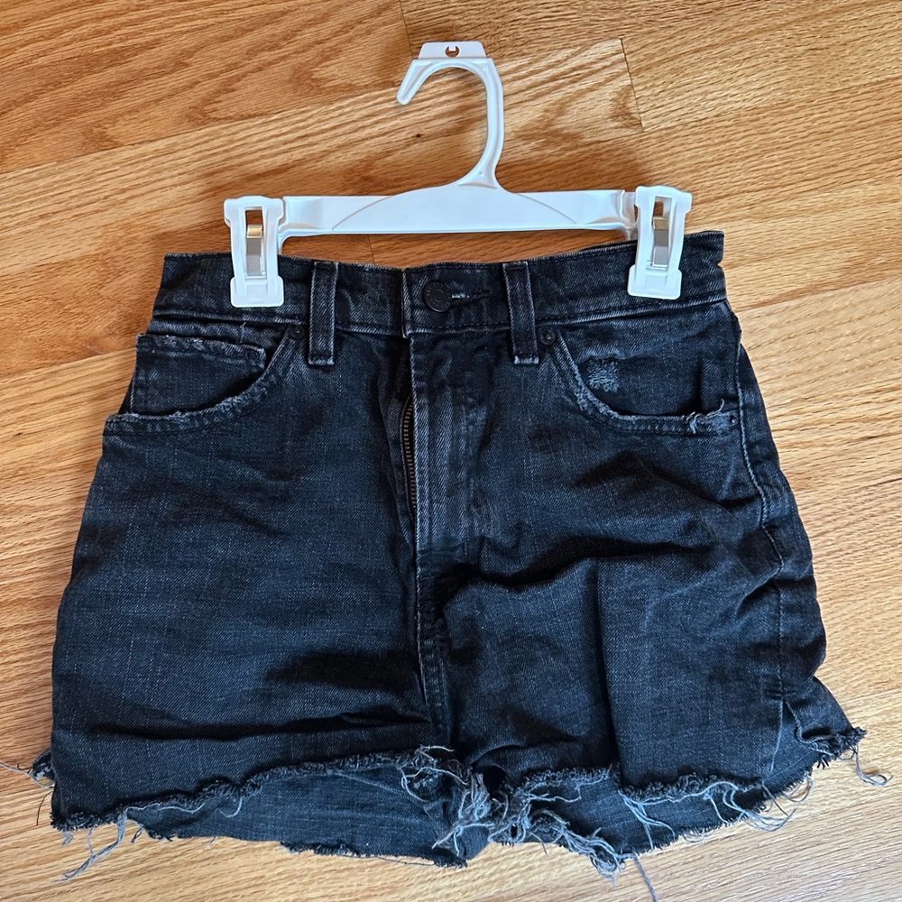 Black BDG shorts. They are super comfortable and perfect for summer.
